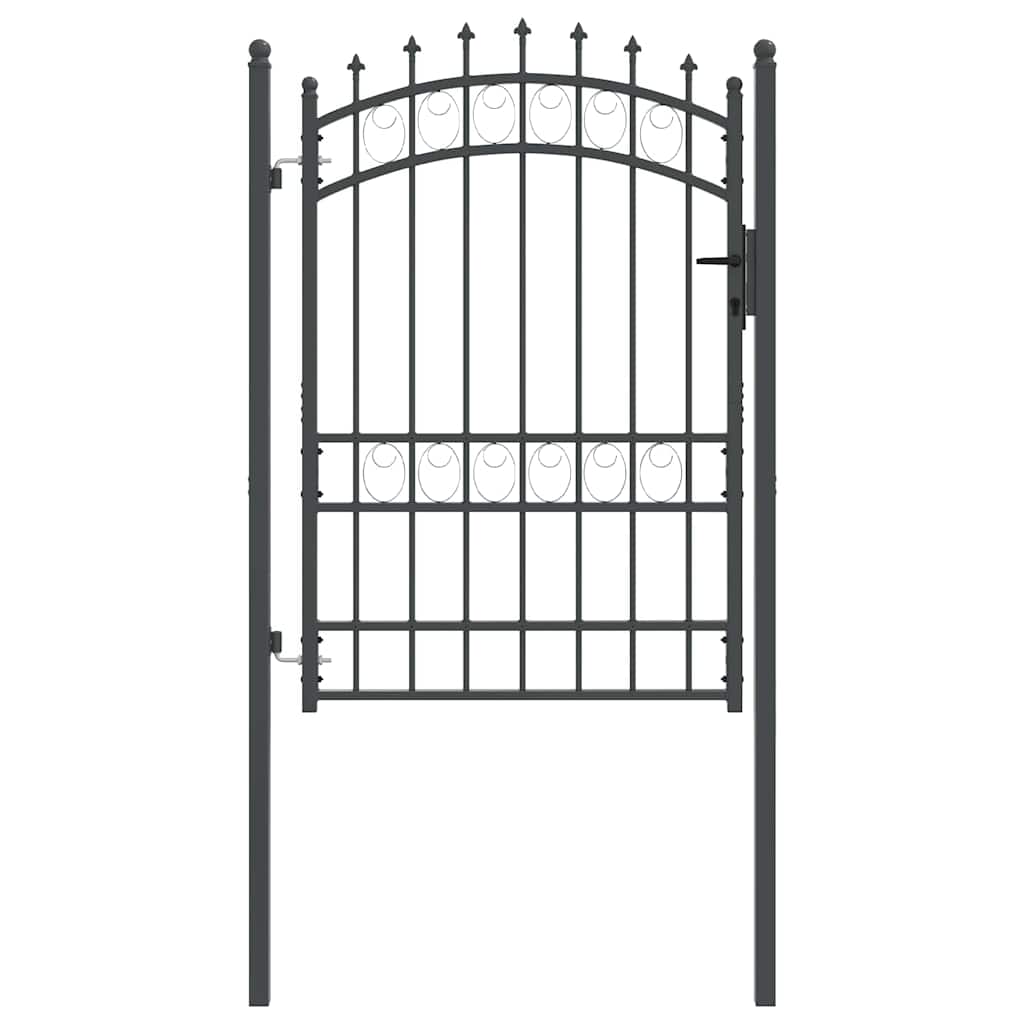 vidaXL Brama ogrodzeniowa z kolcami EMMEN 170 x 100 cm