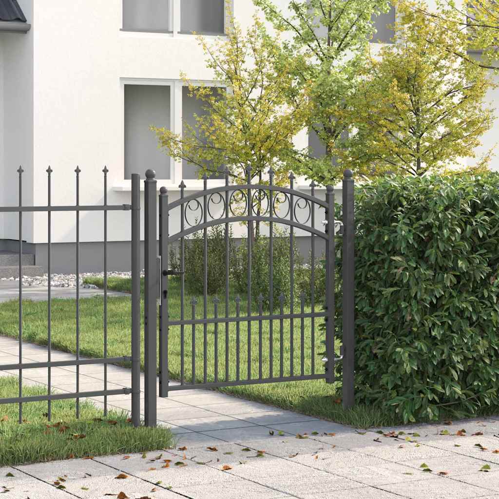 vidaXL Brama ogrodzeniowa z kolcami EMMEN 100 x 100 cm
