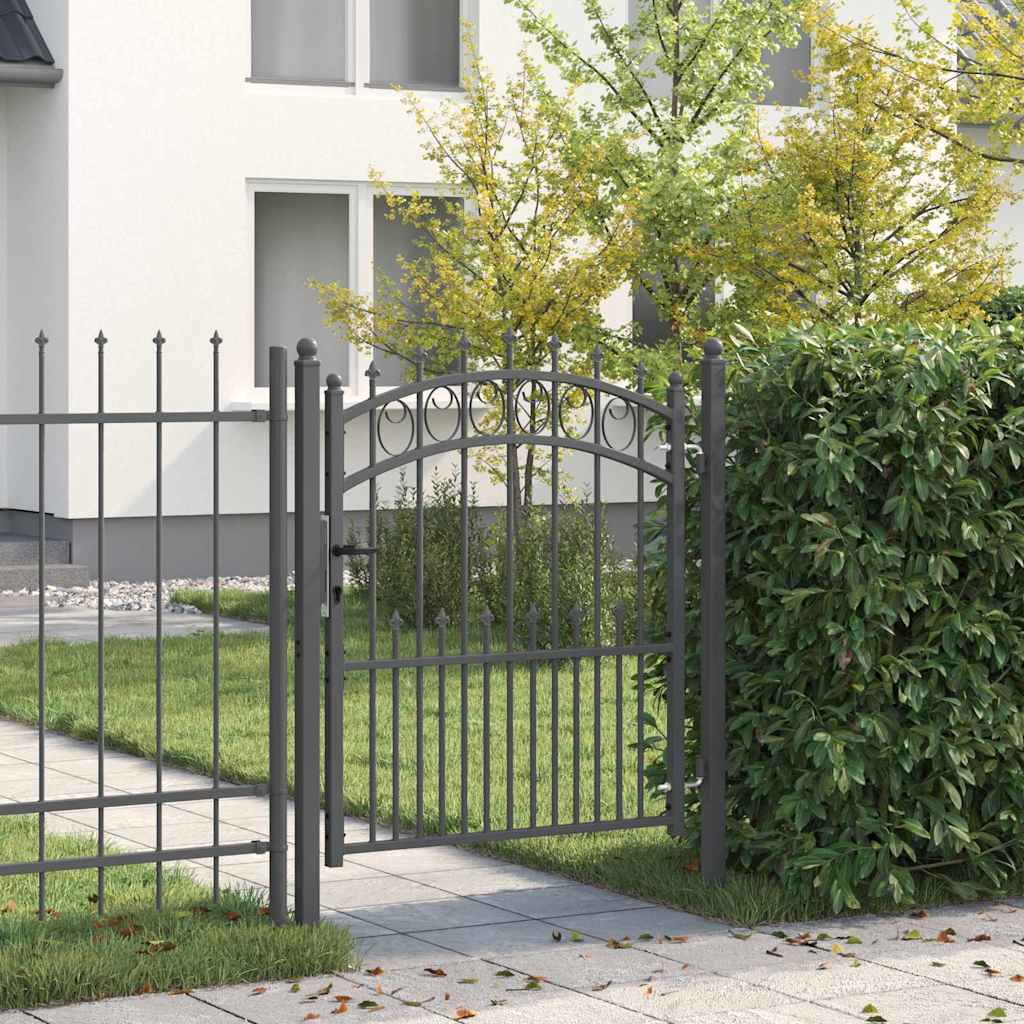 vidaXL Brama ogrodzeniowa z kolcami EMMEN 125 x 100 cm