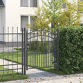 vidaXL Brama ogrodzeniowa z kolcami EMMEN 125 x 100 cm