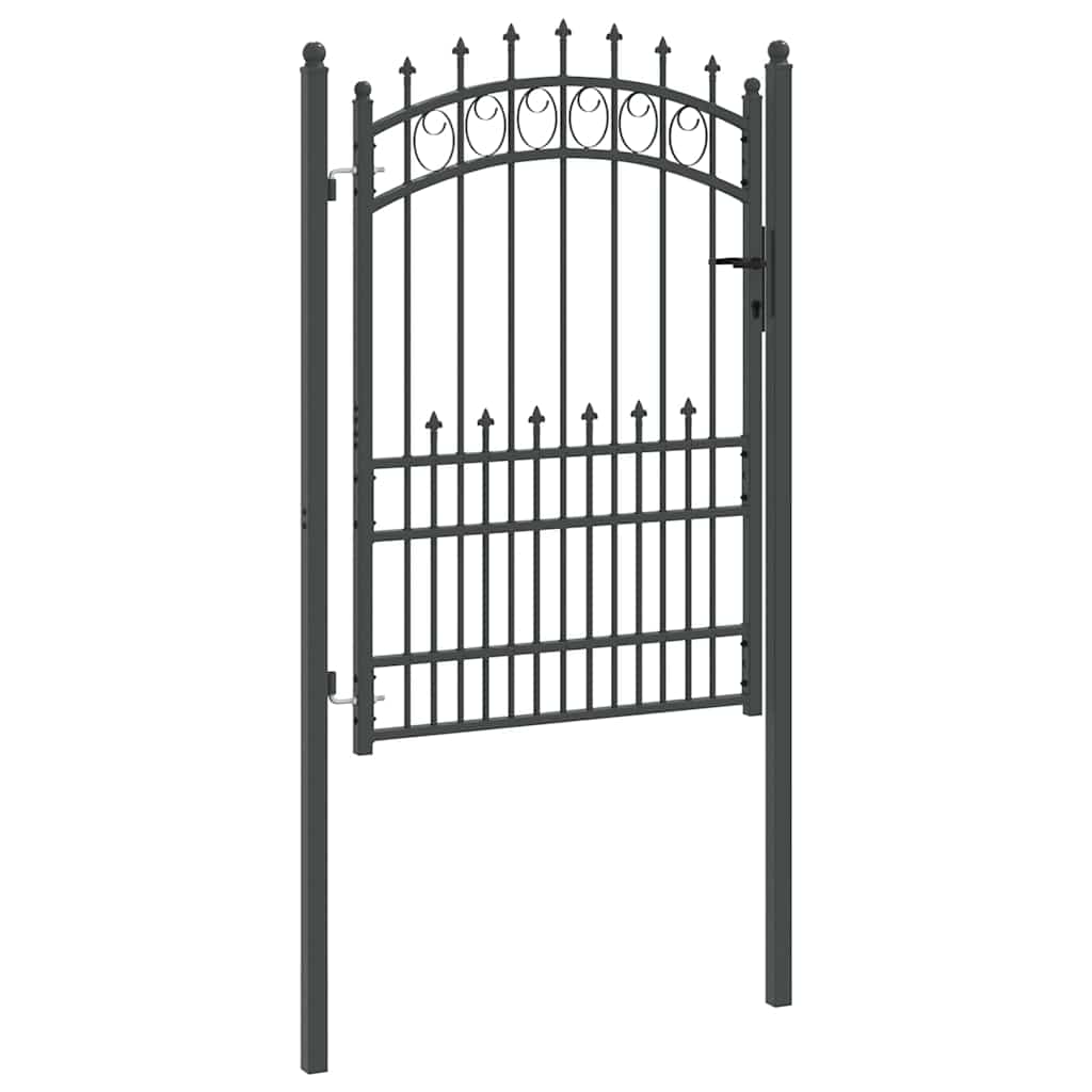 vidaXL Brama ogrodzeniowa z kolcami EMMEN 170 x 100 cm