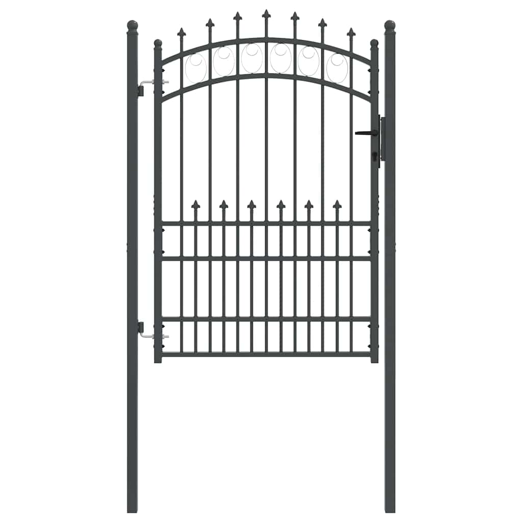 vidaXL Brama ogrodzeniowa z kolcami EMMEN 170 x 100 cm