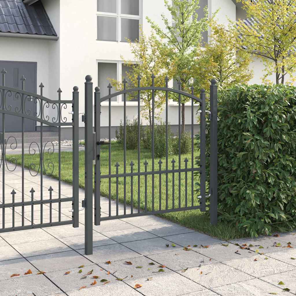 vidaXL Brama ogrodzeniowa z kolcami EMMEN 100 x 100 cm