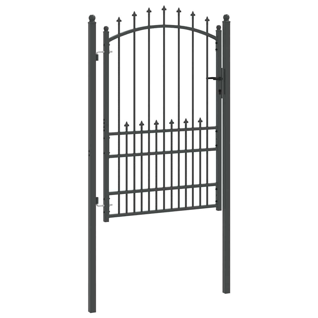 vidaXL Brama ogrodzeniowa z kolcami EMMEN 170 x 100 cm