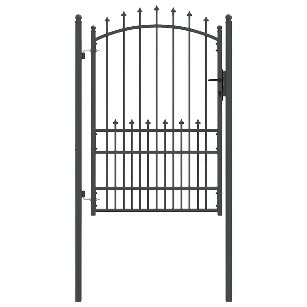 vidaXL Brama ogrodzeniowa z kolcami EMMEN 170 x 100 cm
