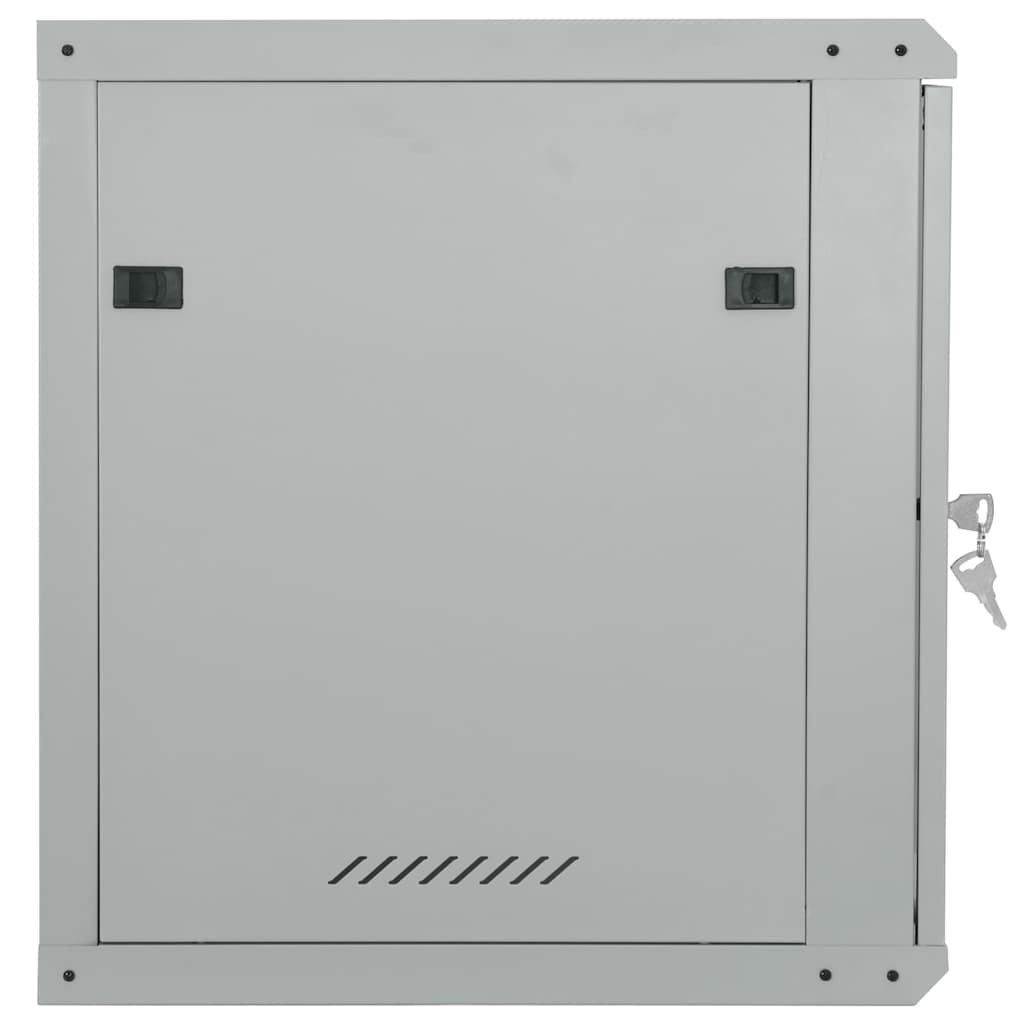 vidaXL Szafa sieciowa z przechowywaniem Szary 60 x 45 x 65 cm Stal