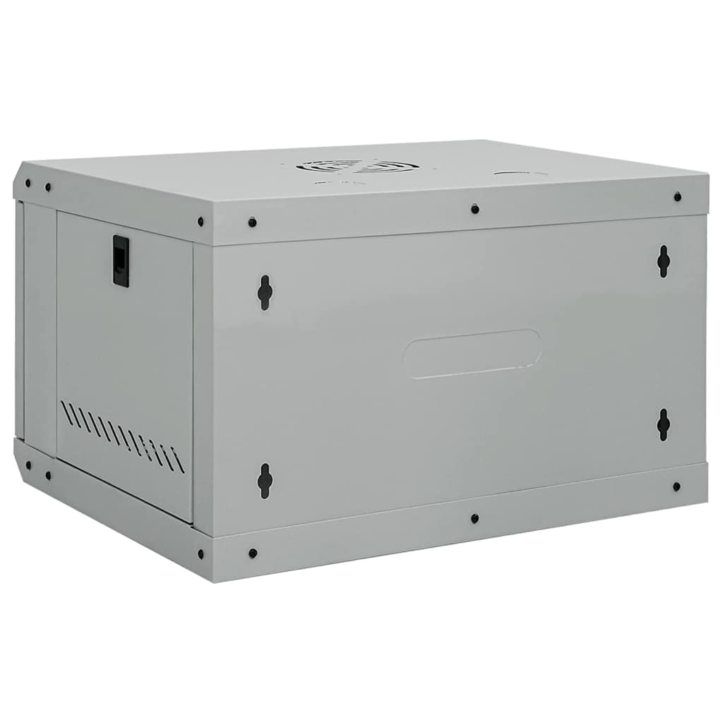 vidaXL Szafa sieciowa z przechowywaniem Szary 53 x 45 x 30 cm Stal