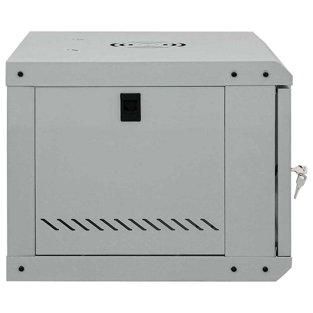 vidaXL Szafa sieciowa z przechowywaniem Szary 53 x 45 x 30 cm Stal