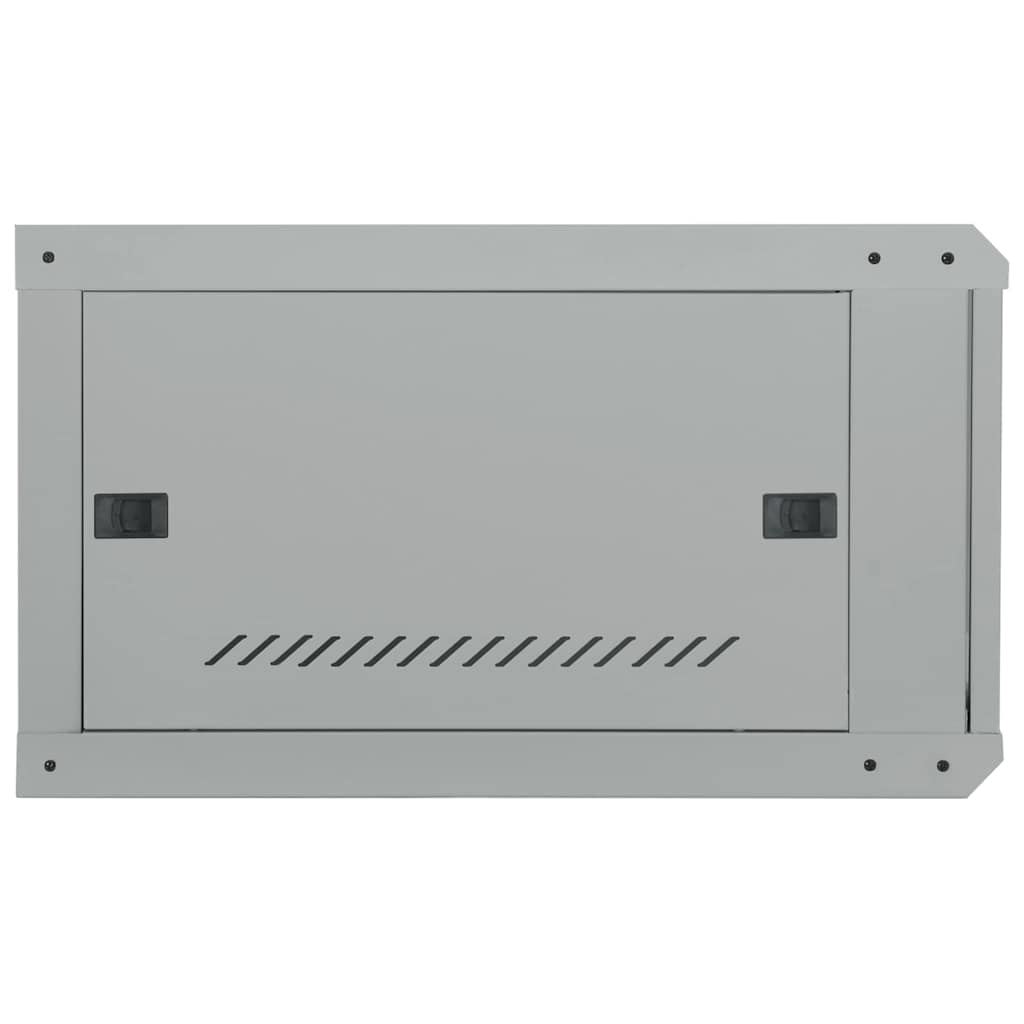 vidaXL Szafa sieciowa z przechowywaniem Szary 53 x 60 x 30 cm Stal