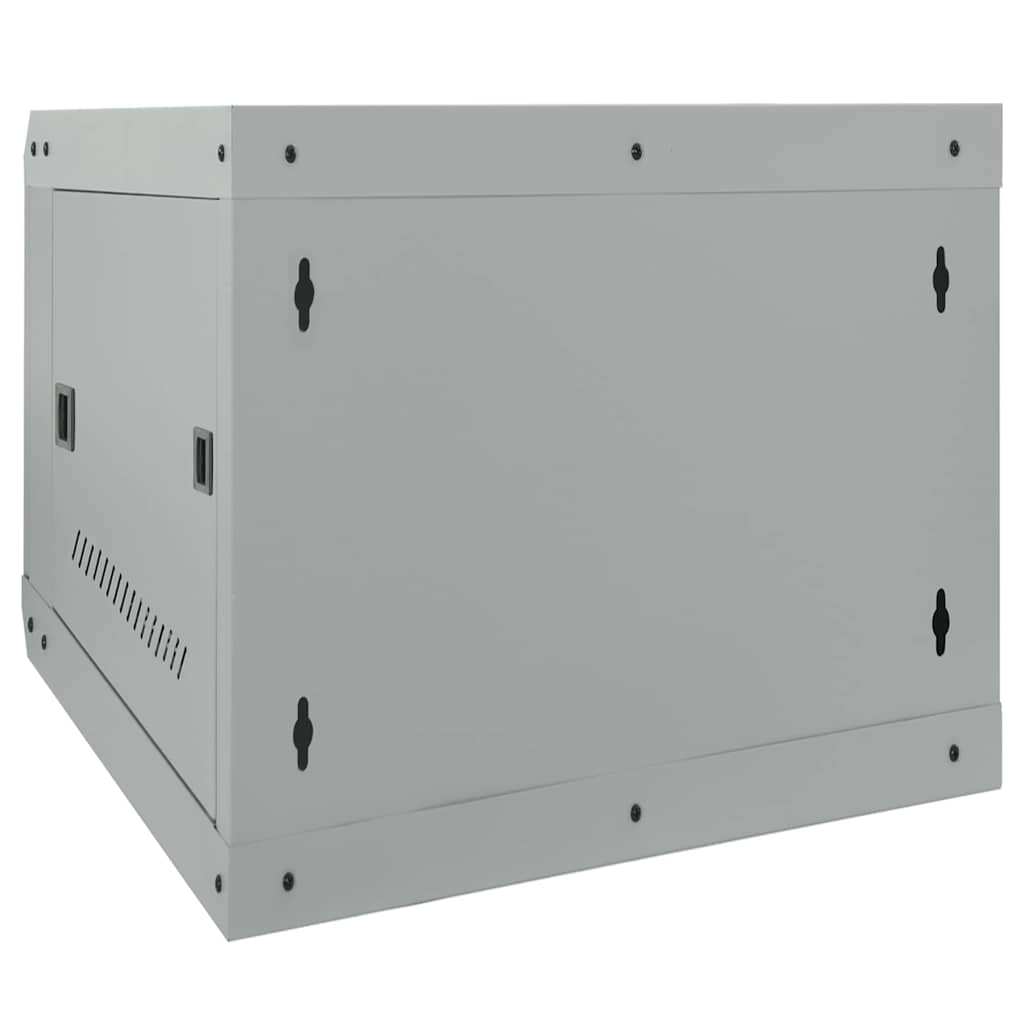 vidaXL Szafa sieciowa z przechowywaniem Szary 53 x 60 x 45 cm Stal