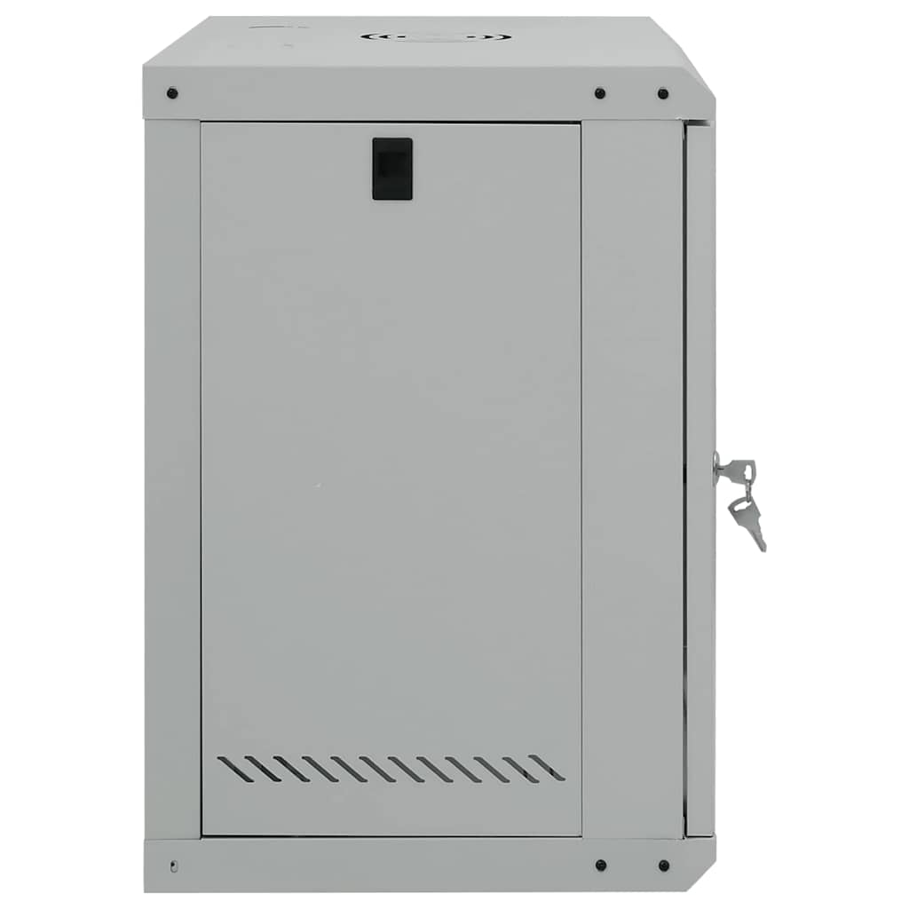 vidaXL Szafa sieciowa z przechowywaniem Szary 53 x 45 x 60 cm Stal