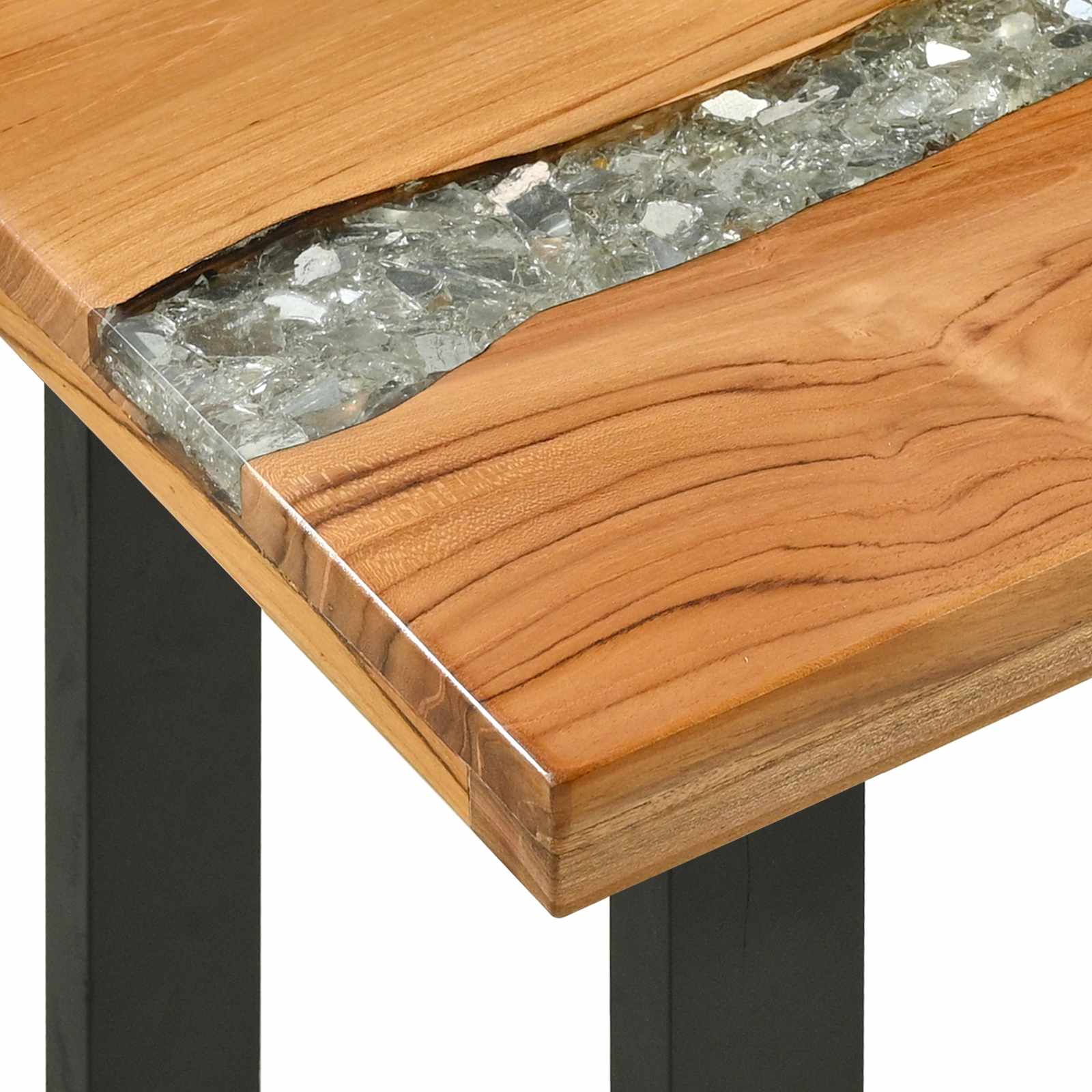 vidaXL Konsola Brązowy 100 x 35 x 75 cm Lite drewno teakowe