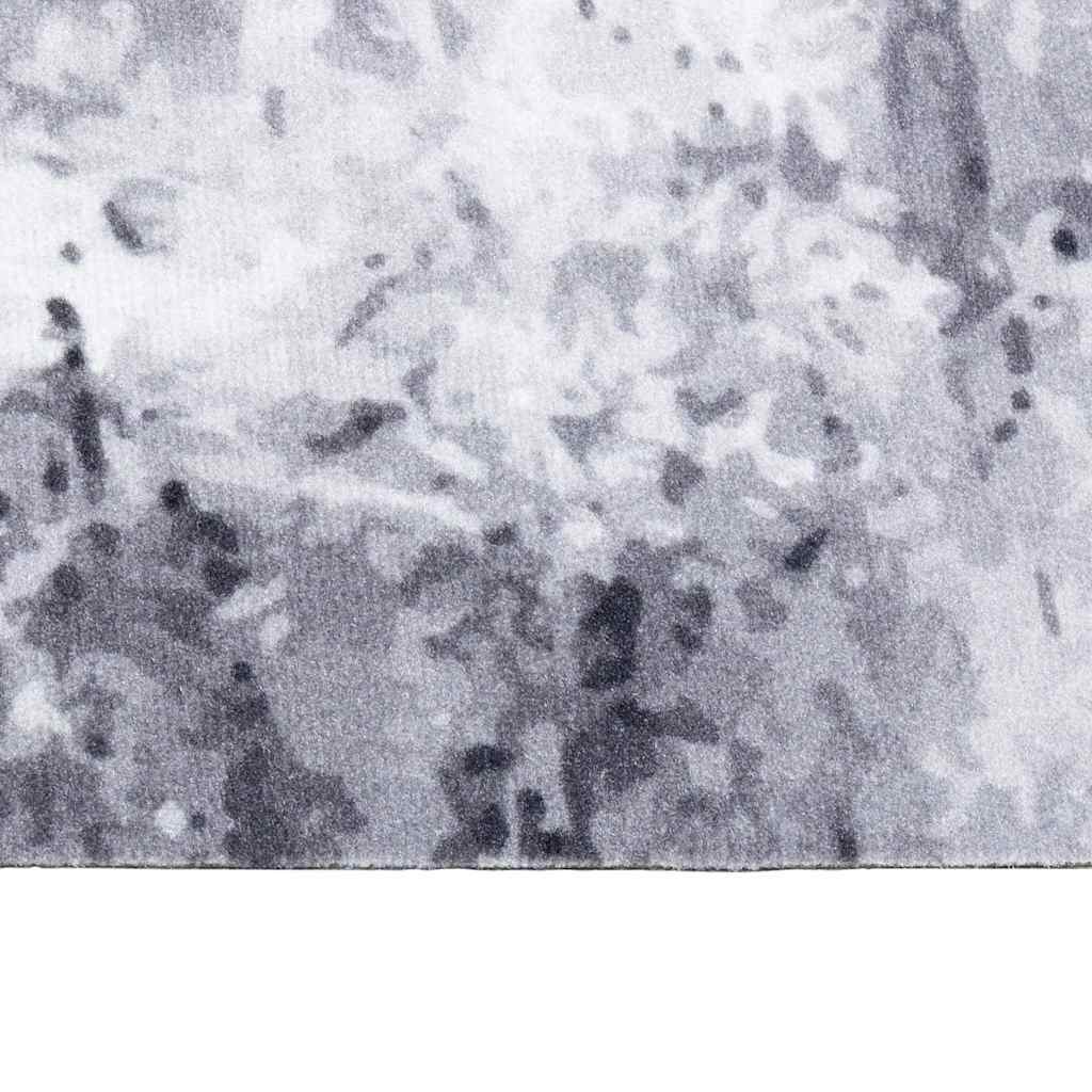 vidaXL Dywan kuchenny Szary 150 x 45 cm Aksamit