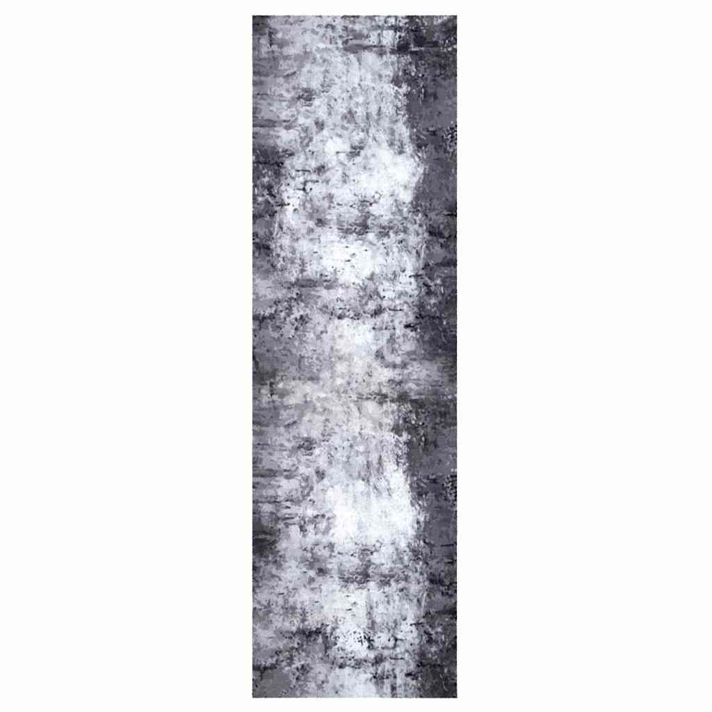 vidaXL Dywan kuchenny Szary 150 x 45 cm Aksamit