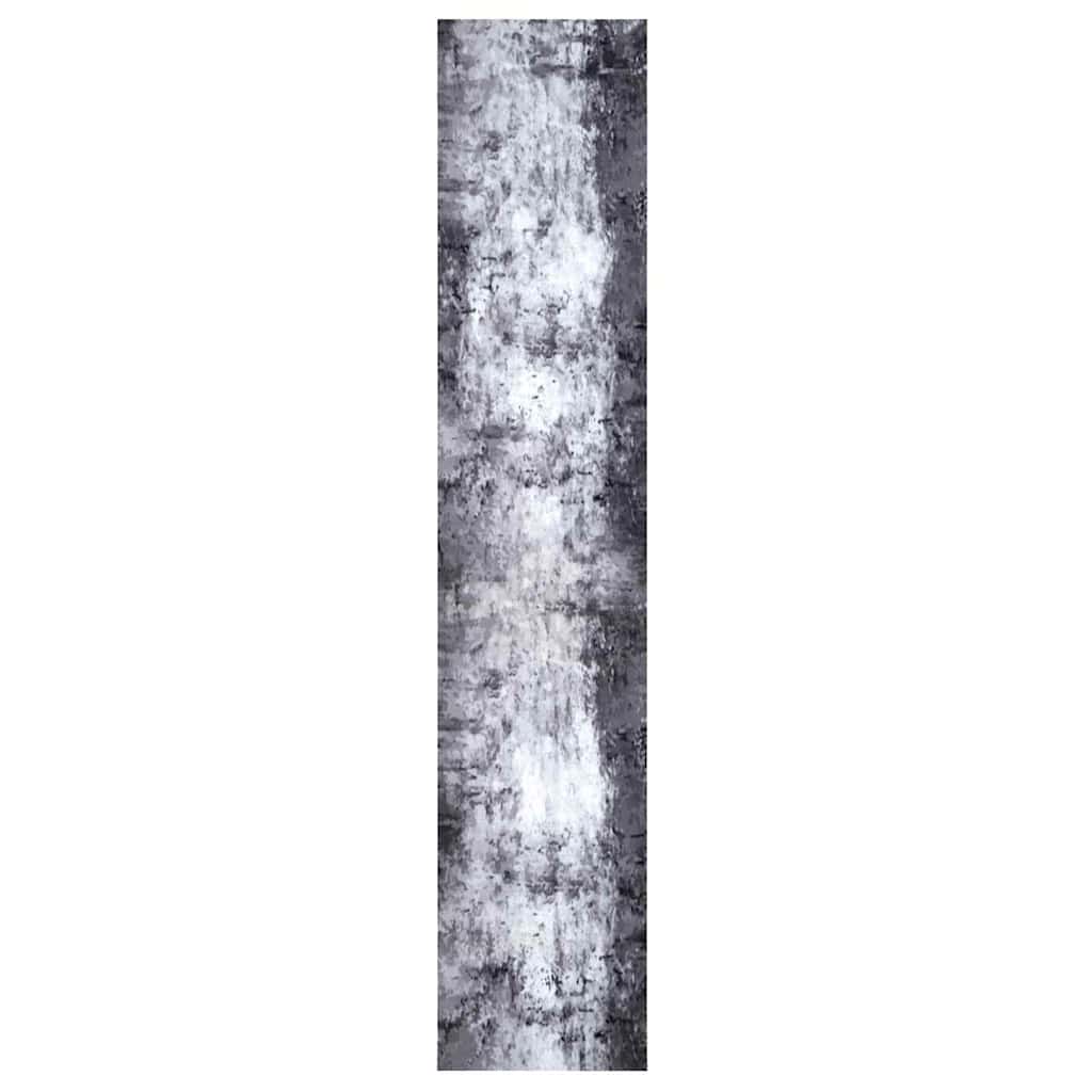 vidaXL Dywan kuchenny Szary 300 x 60 cm Aksamit