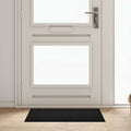 vidaXL Dywanik drzwiowy Czarny 60 x 40 x 1.2 cm Tkanina Teddy