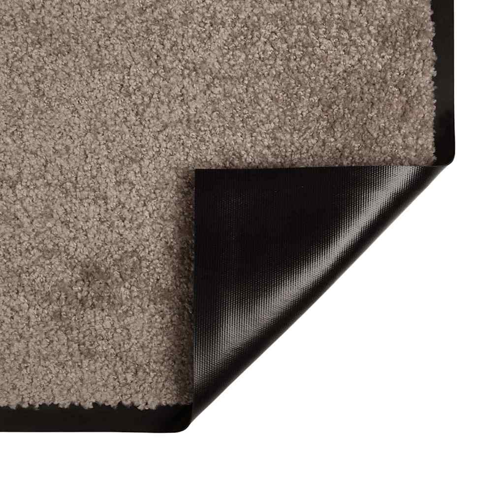 vidaXL Dywanik drzwiowy Beżowy 60 x 40 x 1.2 cm Tkanina Teddy