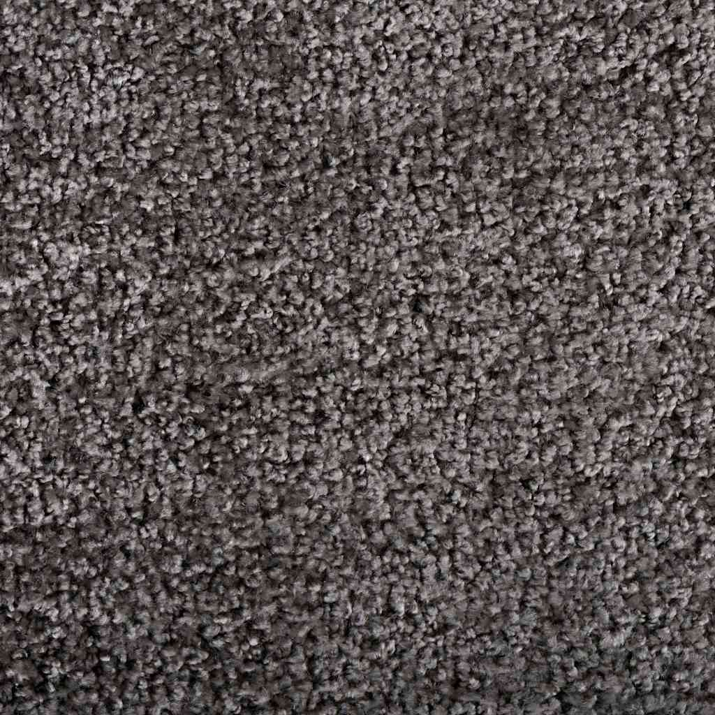 vidaXL Dywanik drzwiowy Jasnoszary 60 x 40 x 1.2 cm Tkanina Teddy