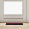 vidaXL Dywanik drzwiowy Bordowy 60 x 40 x 1.2 cm Tkanina Teddy