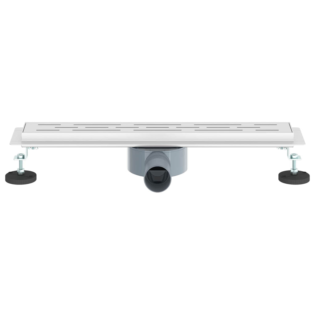 vidaXL Odpływ prysznicowy z szklaną pokrywą i syfonem 360° 50 cm
