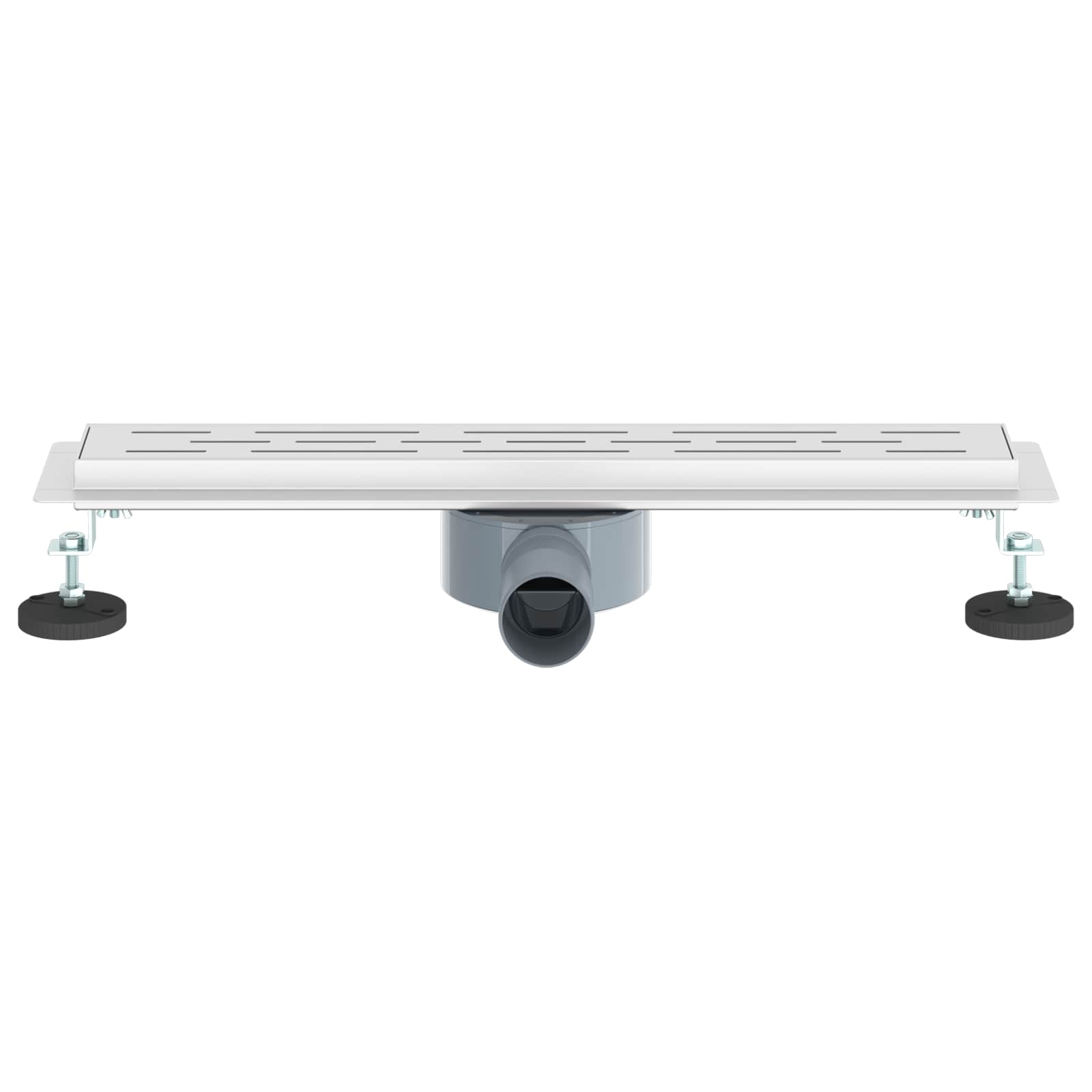 vidaXL Odpływ prysznicowy z szklaną pokrywą i syfonem 360° 50 cm