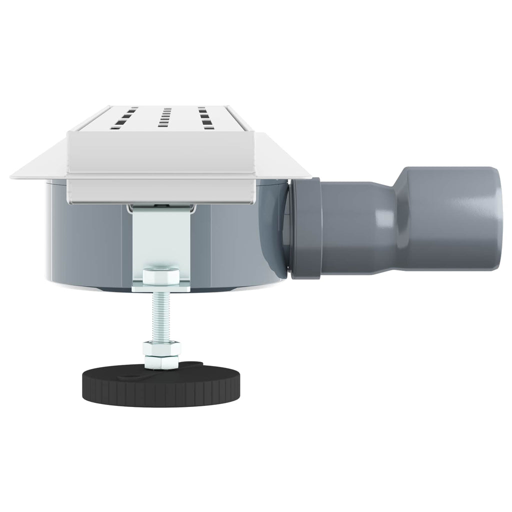 vidaXL Odpływ prysznicowy z szklaną pokrywą i syfonem 360° 50 cm