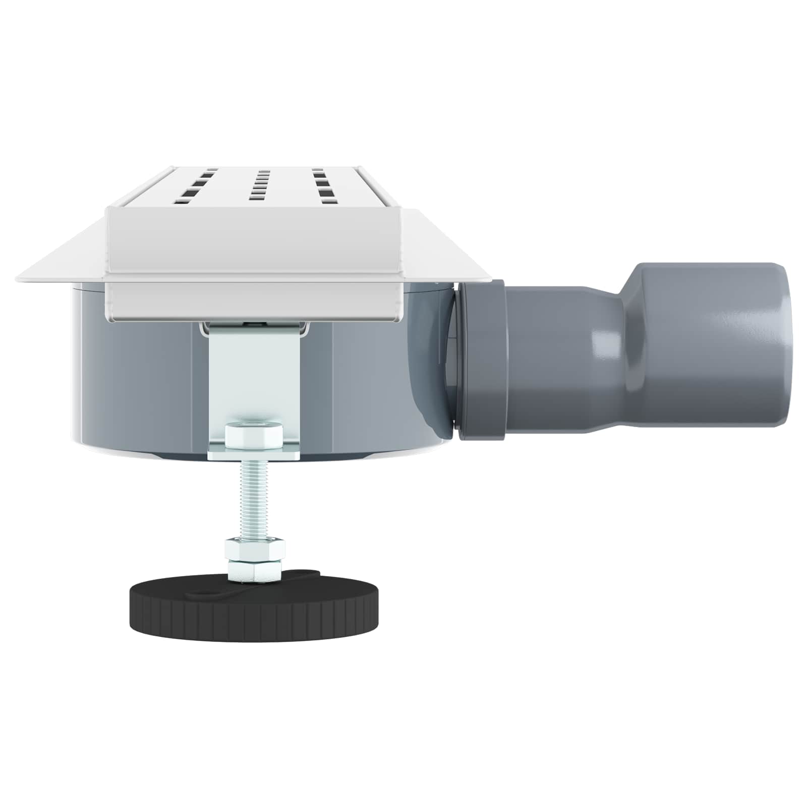 vidaXL Odpływ prysznicowy z szklaną pokrywą i syfonem 360° 50 cm