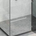 vidaXL 360° Odpływ prysznicowy z cienkim modelem Srebrny 60 cm