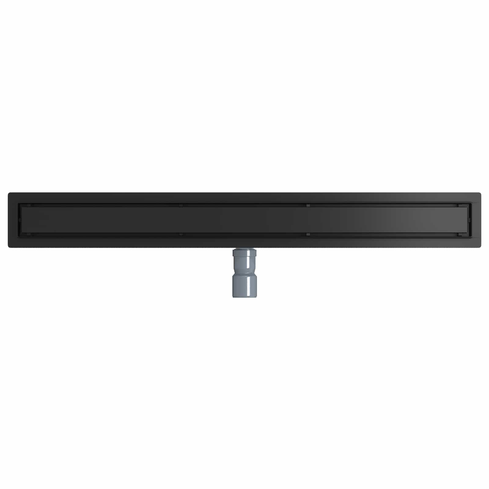 vidaXL Odpływ prysznicowy 2 w 1 z syfonem 360° Czarny 90 cm
