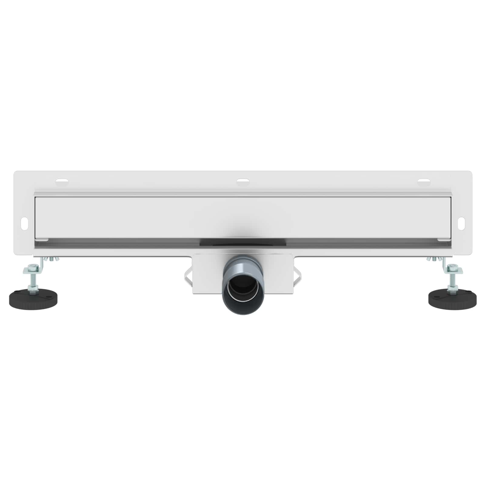 vidaXL Odpływ prysznicowy montowany na ścianie Srebrny 50 cm