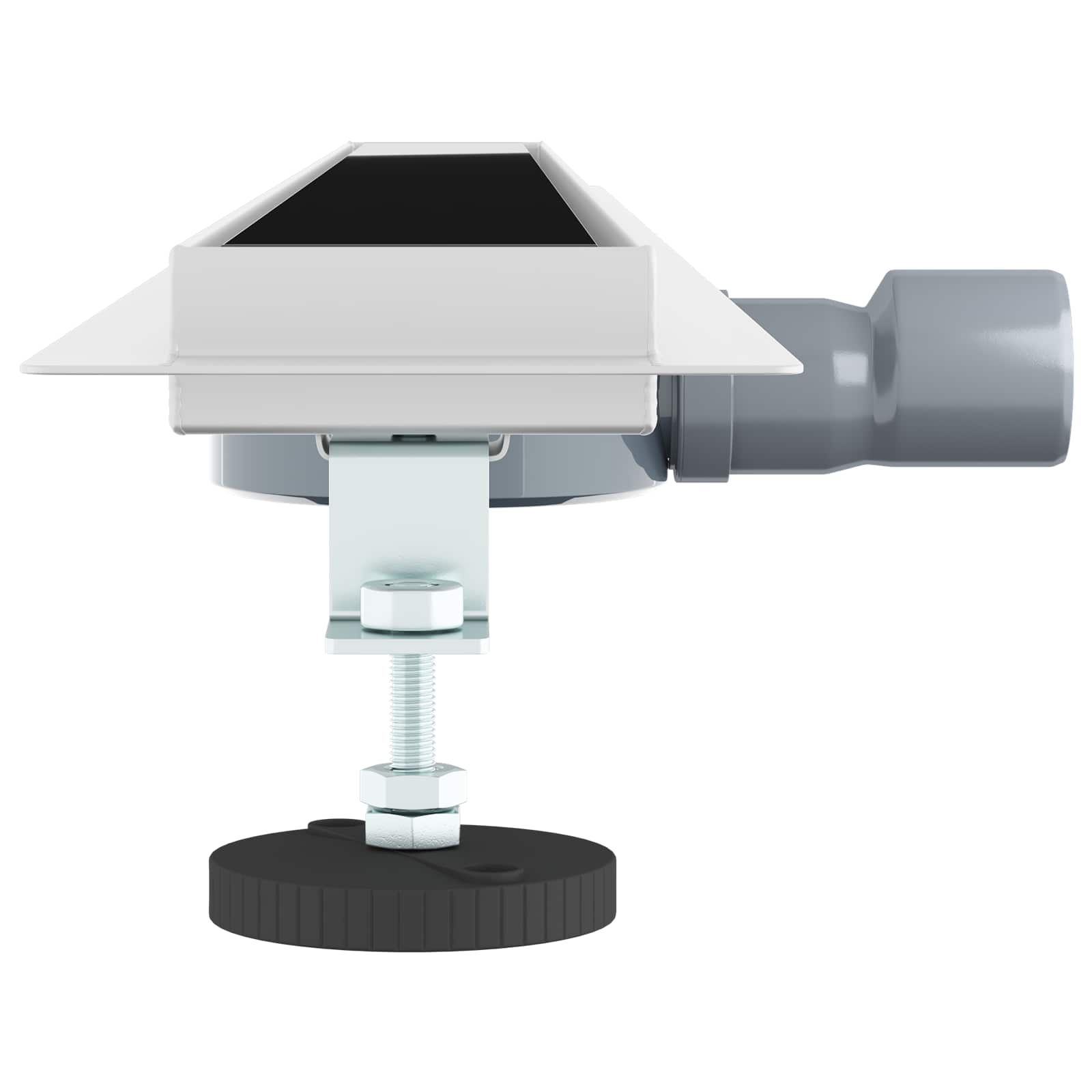 vidaXL Odpływ prysznicowy z szklaną pokrywą i syfonem 360° 100 cm