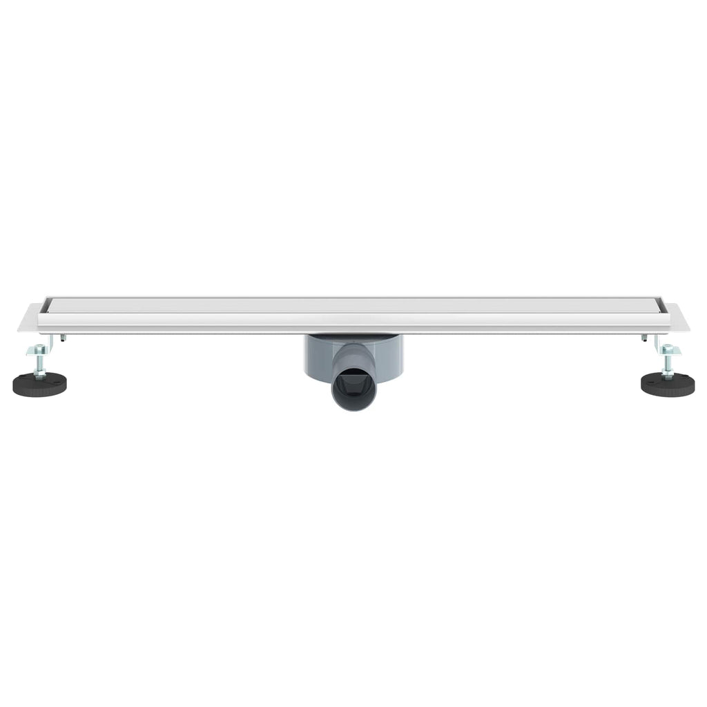 vidaXL Odpływ prysznicowy 2 w 1 z syfonem 360° Srebrny 70 cm