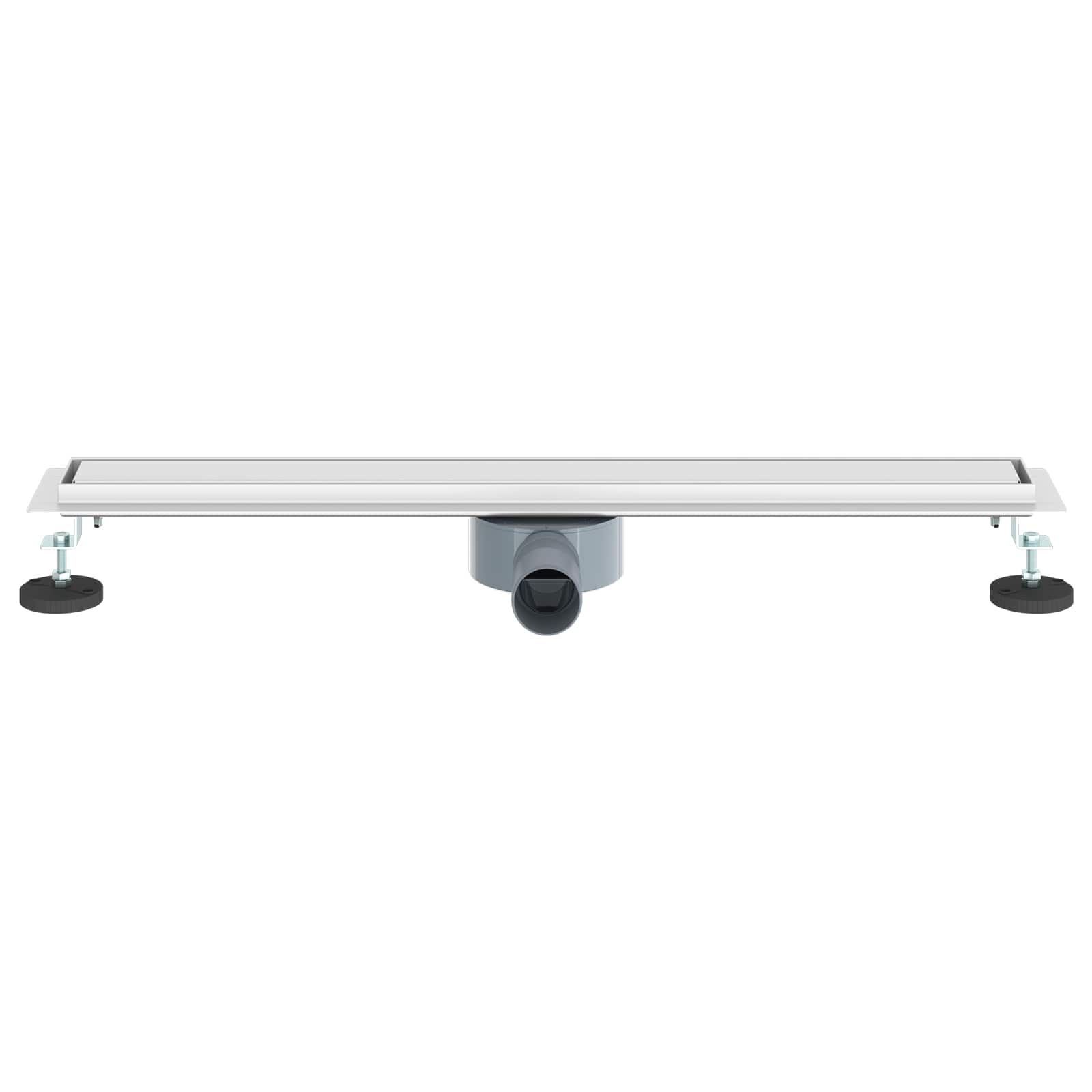 vidaXL Odpływ prysznicowy 2 w 1 z syfonem 360° Srebrny 70 cm