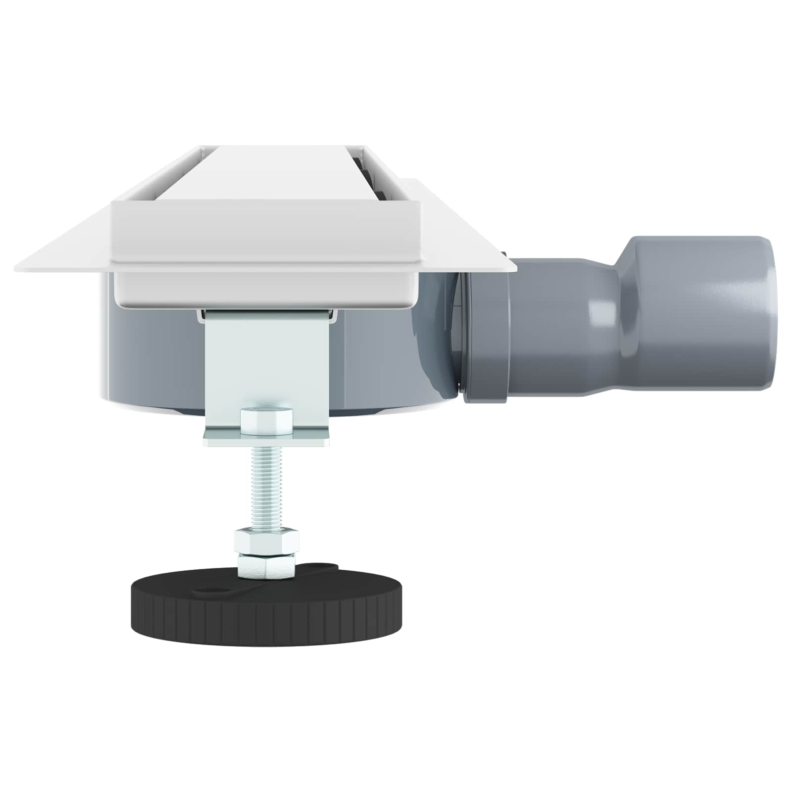 vidaXL Odpływ prysznicowy 2 w 1 z syfonem 360° Srebrny 70 cm