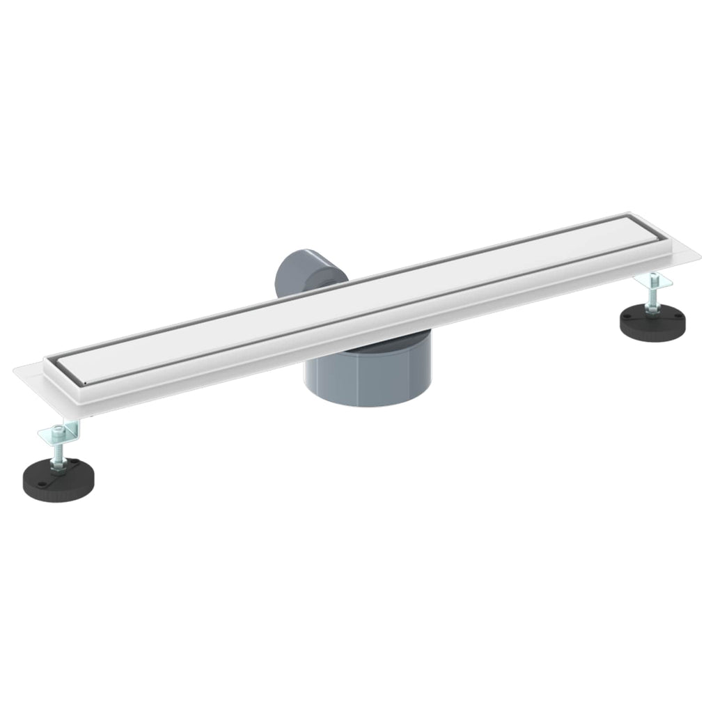 vidaXL Odpływ prysznicowy 2 w 1 z syfonem 360° Srebrny 60 cm