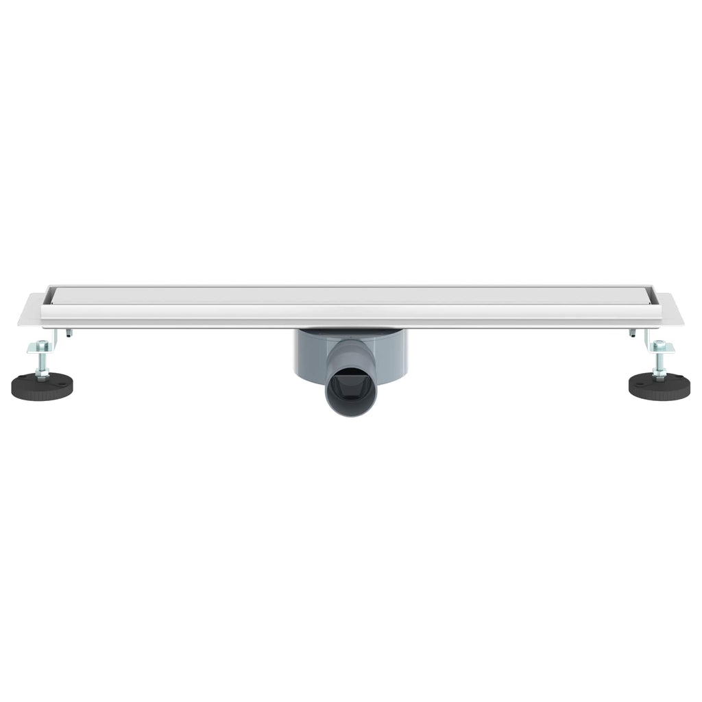 vidaXL Odpływ prysznicowy 2 w 1 z syfonem 360° Srebrny 60 cm