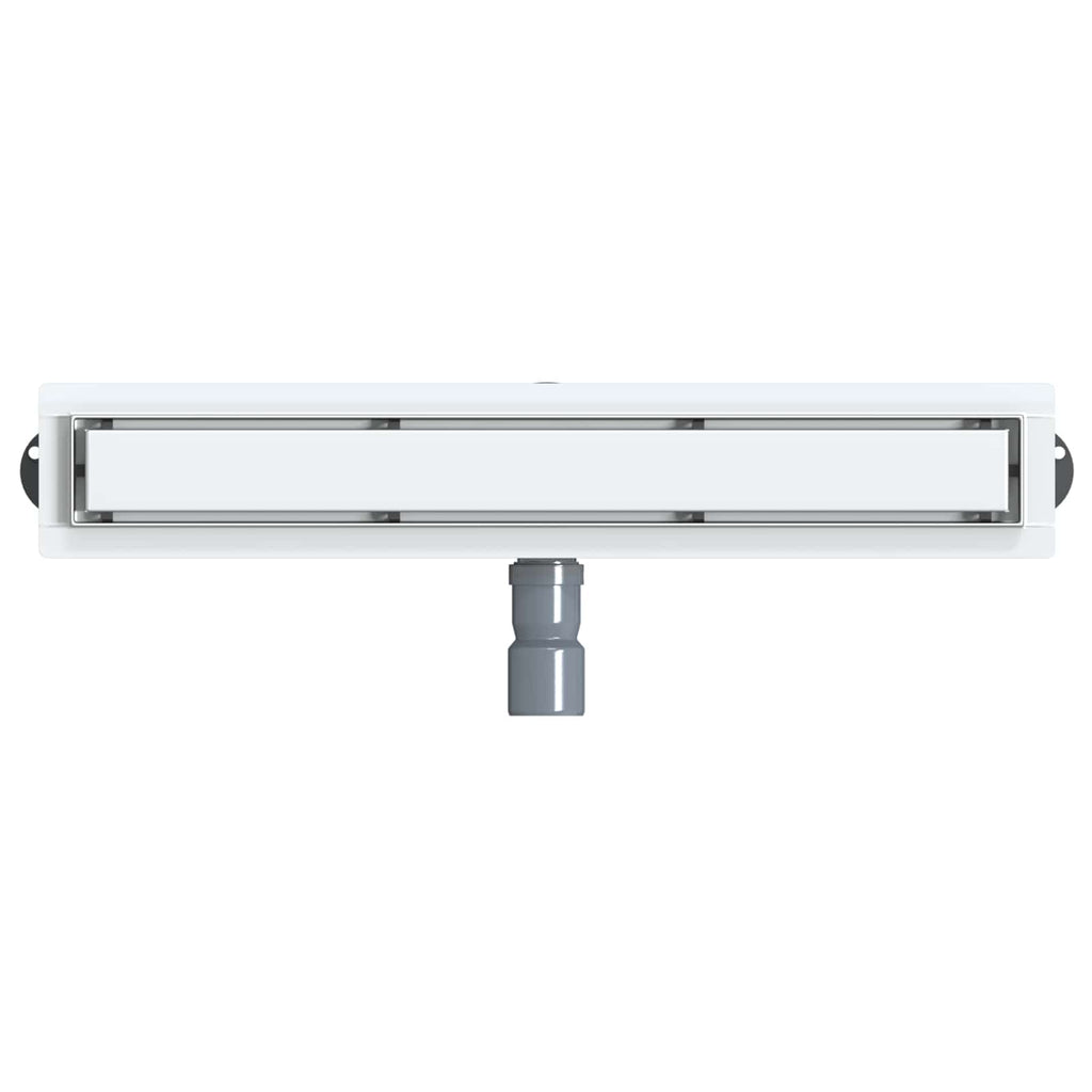 vidaXL Odpływ prysznicowy 2 w 1 z syfonem 360° Srebrny 60 cm