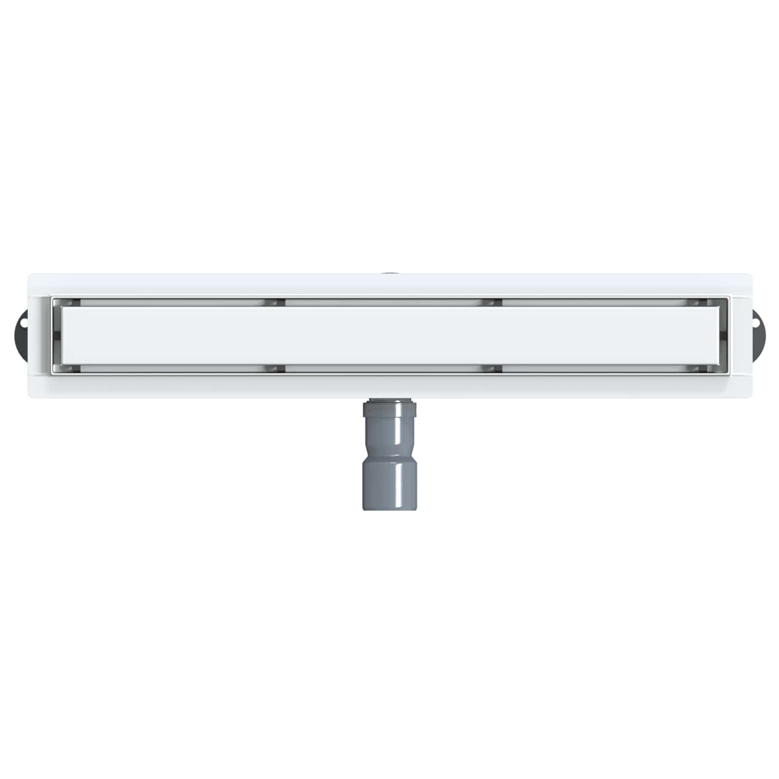 vidaXL Odpływ prysznicowy 2 w 1 z syfonem 360° Srebrny 60 cm
