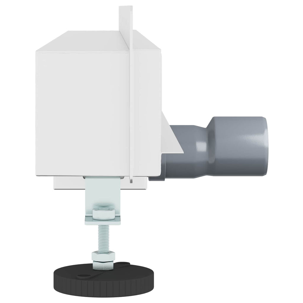 vidaXL Odpływ prysznicowy montowany na ścianie Srebrny 70 cm