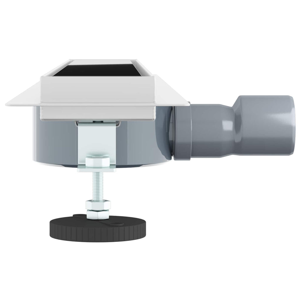 vidaXL Odpływ prysznicowy z szklaną pokrywą i syfonem 360° 60 cm