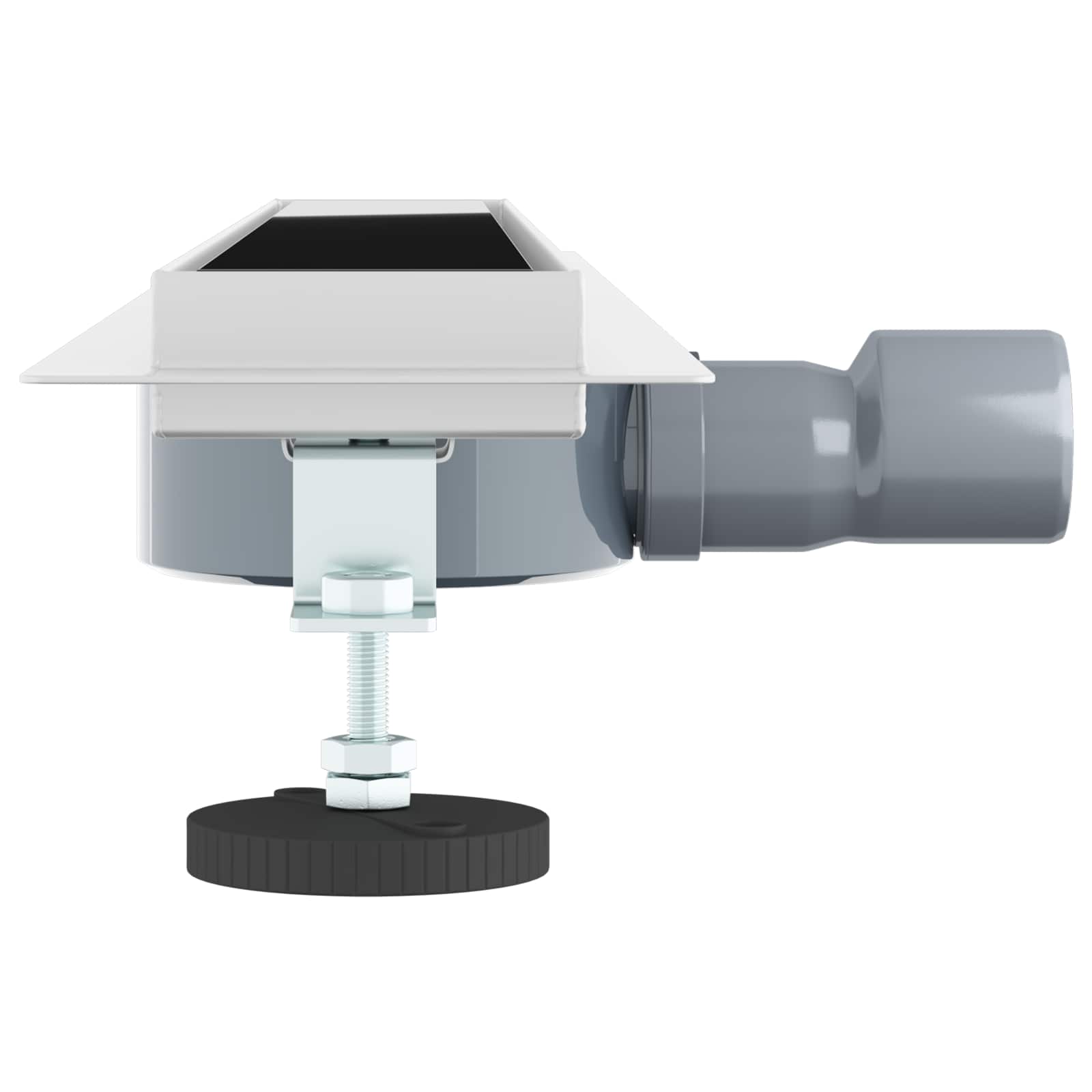 vidaXL Odpływ prysznicowy z szklaną pokrywą i syfonem 360° 70 cm