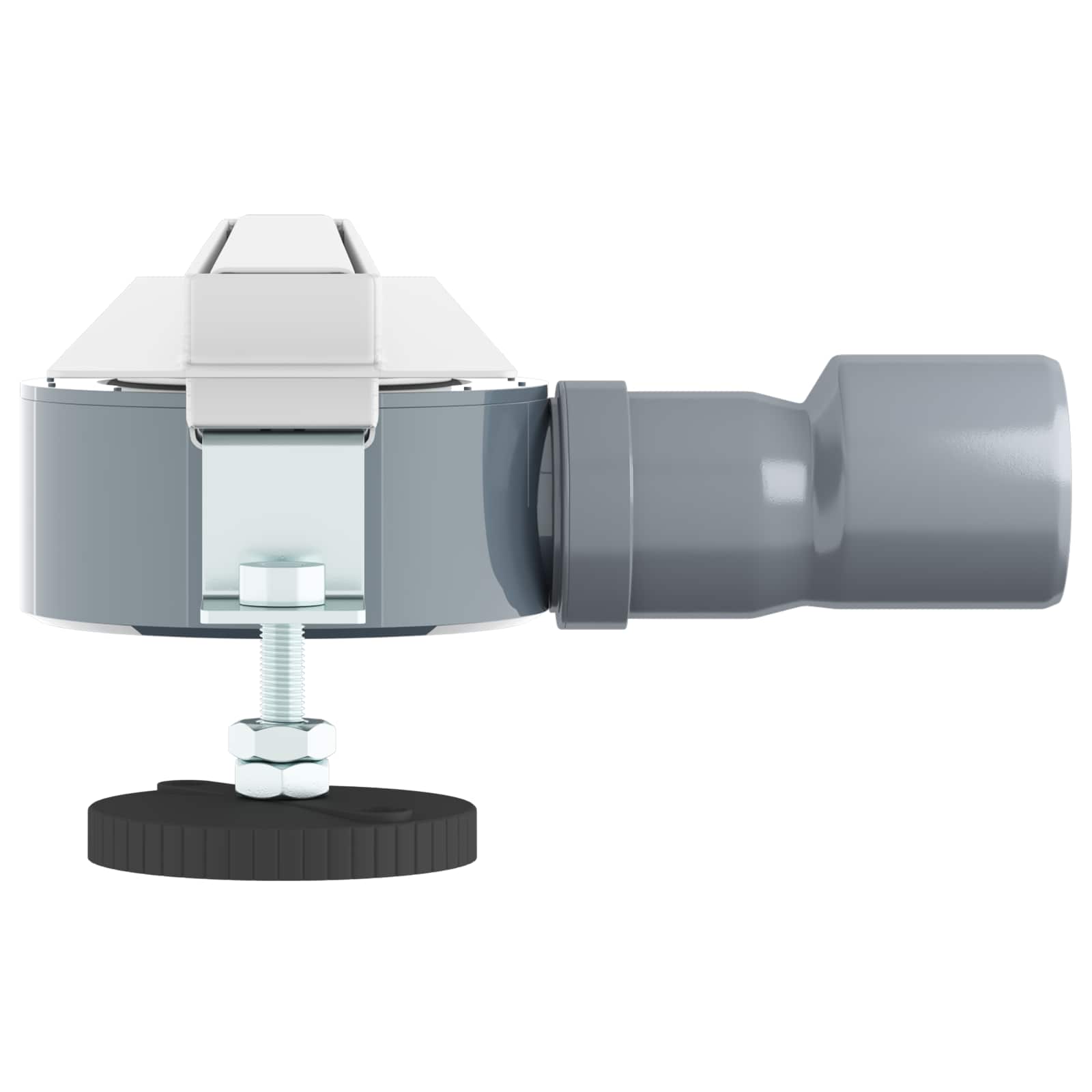vidaXL 360° Odpływ prysznicowy z cienkim modelem Srebrny 50 cm