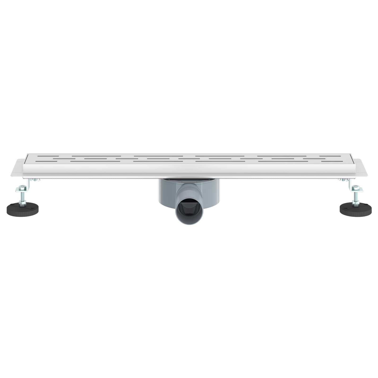 vidaXL Odpływ prysznicowy z szklaną pokrywą i syfonem 360° 60 cm