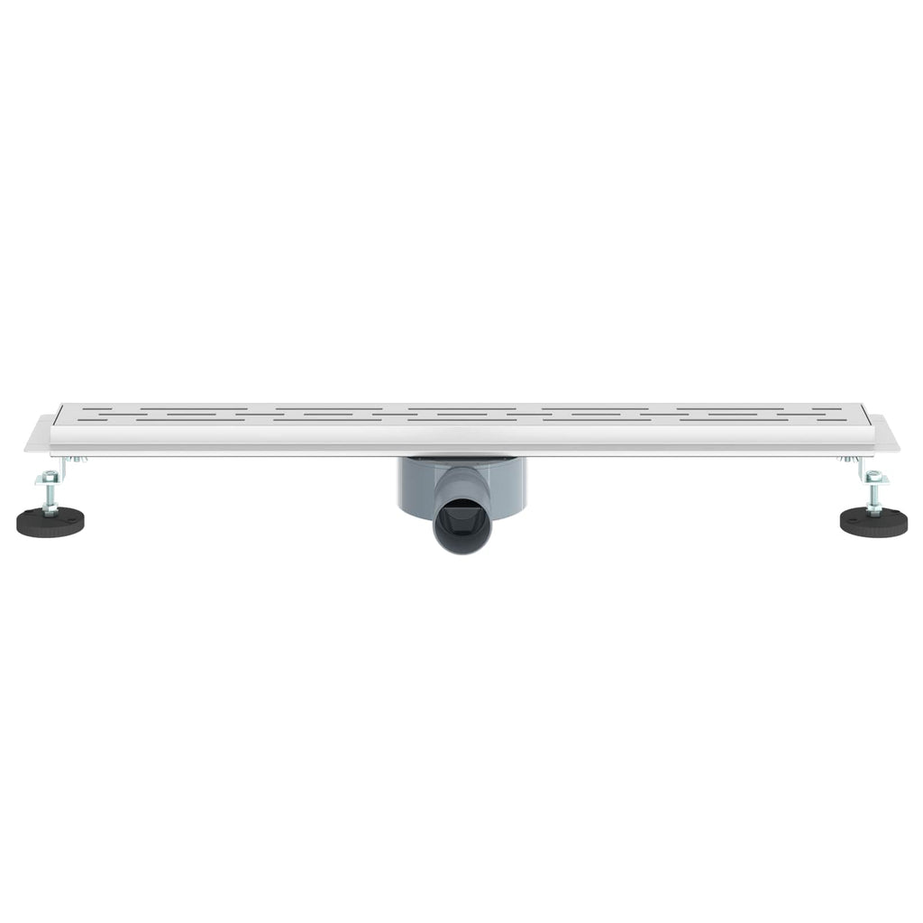 vidaXL Odpływ prysznicowy z szklaną pokrywą i syfonem 360° 70 cm
