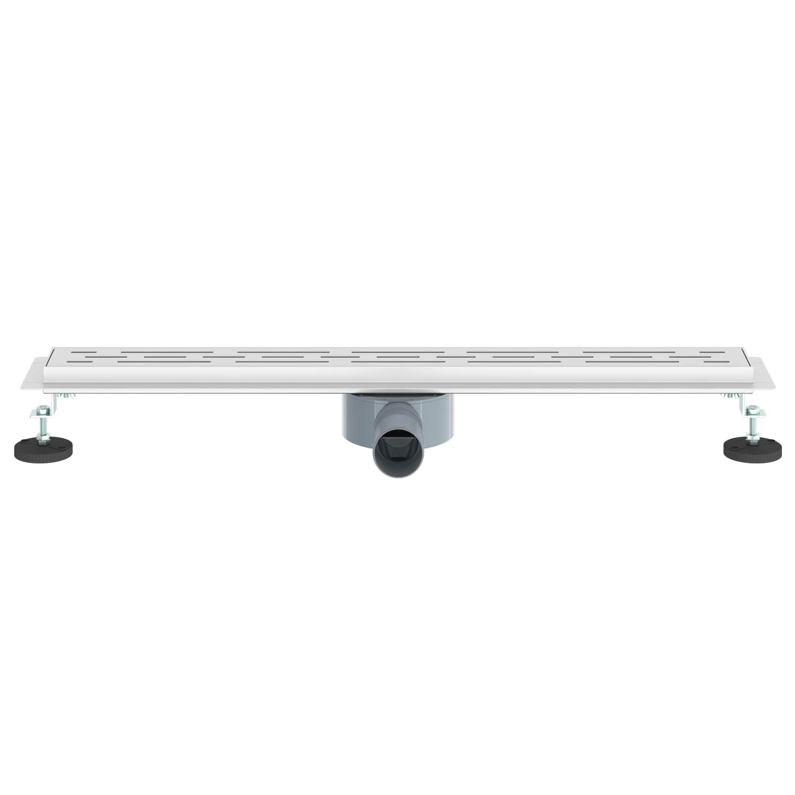 vidaXL Odpływ prysznicowy z szklaną pokrywą i syfonem 360° 70 cm