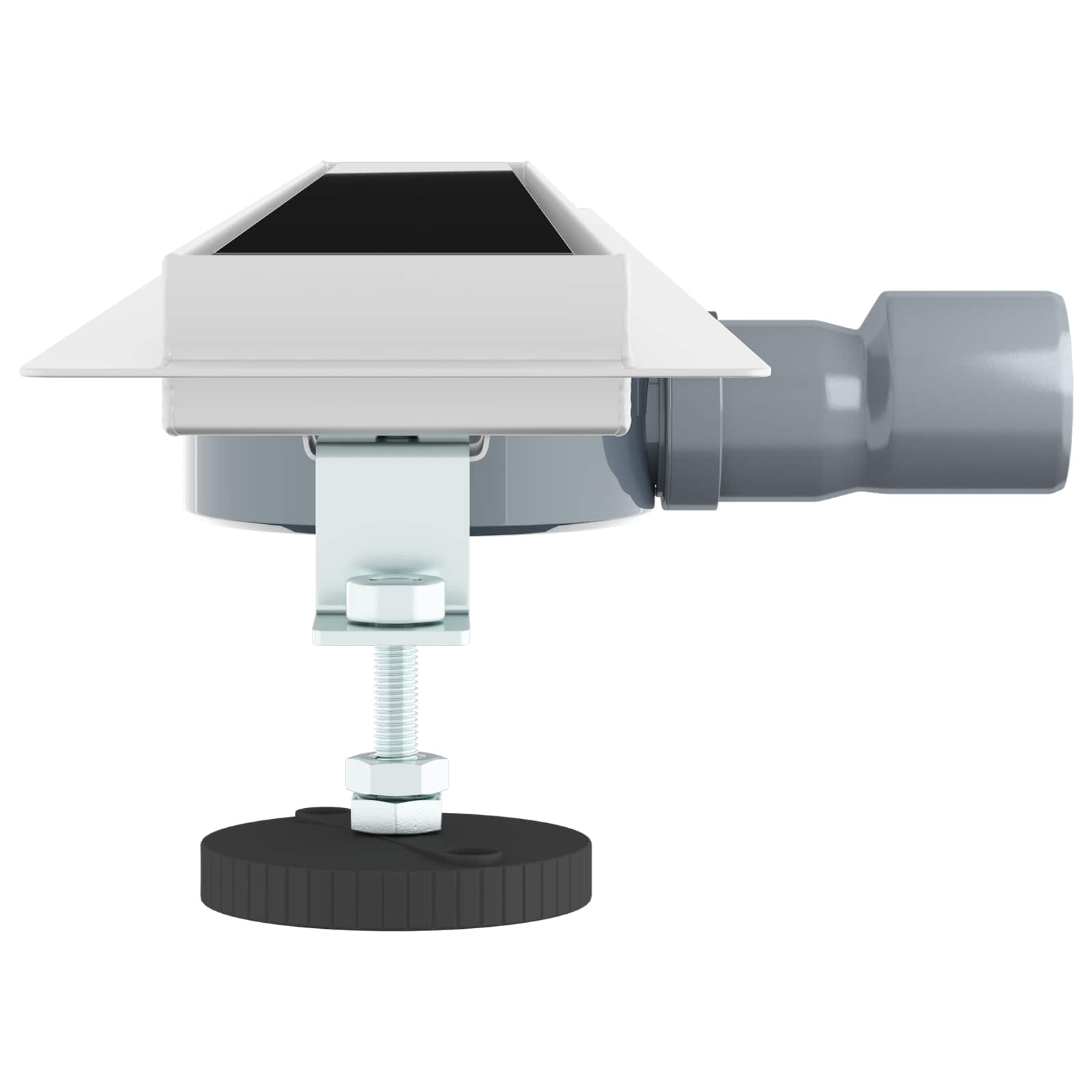 vidaXL Odpływ prysznicowy z szklaną pokrywą i syfonem 360° 90 cm