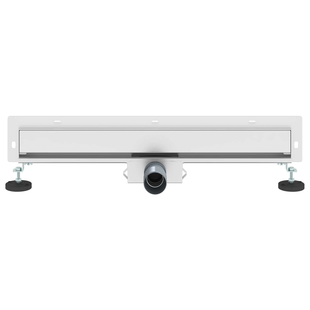 vidaXL Odpływ prysznicowy montowany na ścianie Srebrny 60 cm