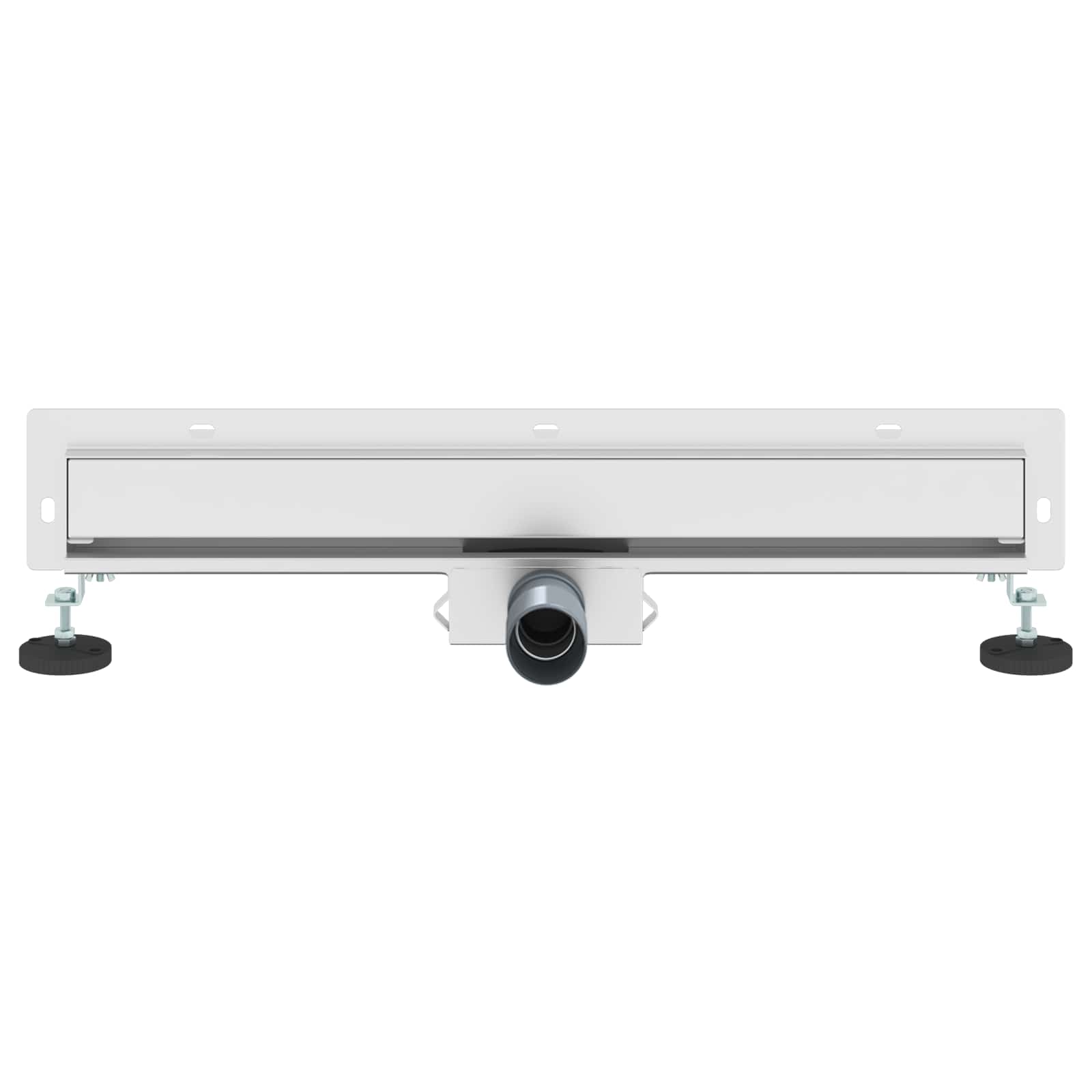 vidaXL Odpływ prysznicowy montowany na ścianie Srebrny 60 cm