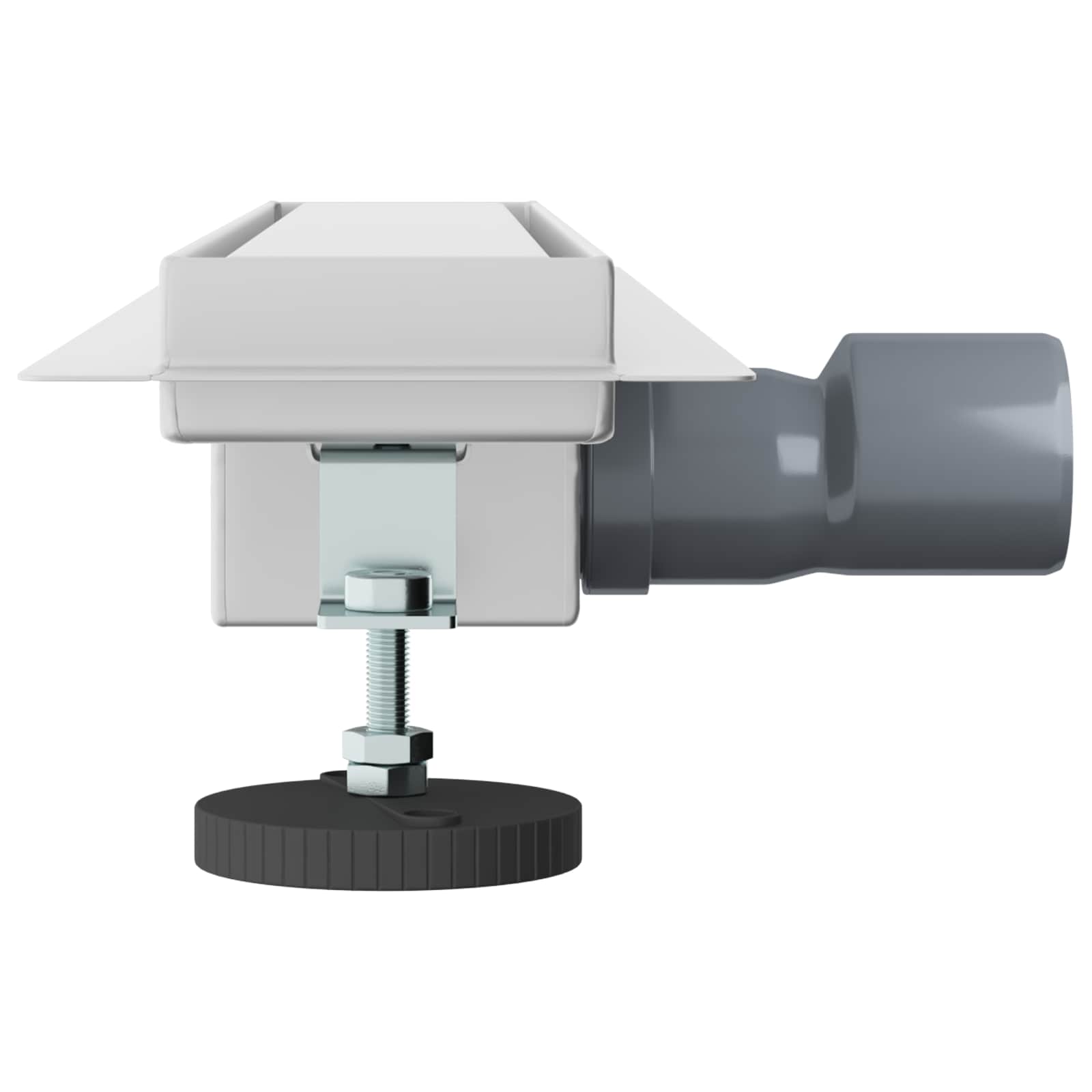 vidaXL 2 w 1 Odwodnienie prysznicowe Srebrny 50 cm Stal nierdzewna 304