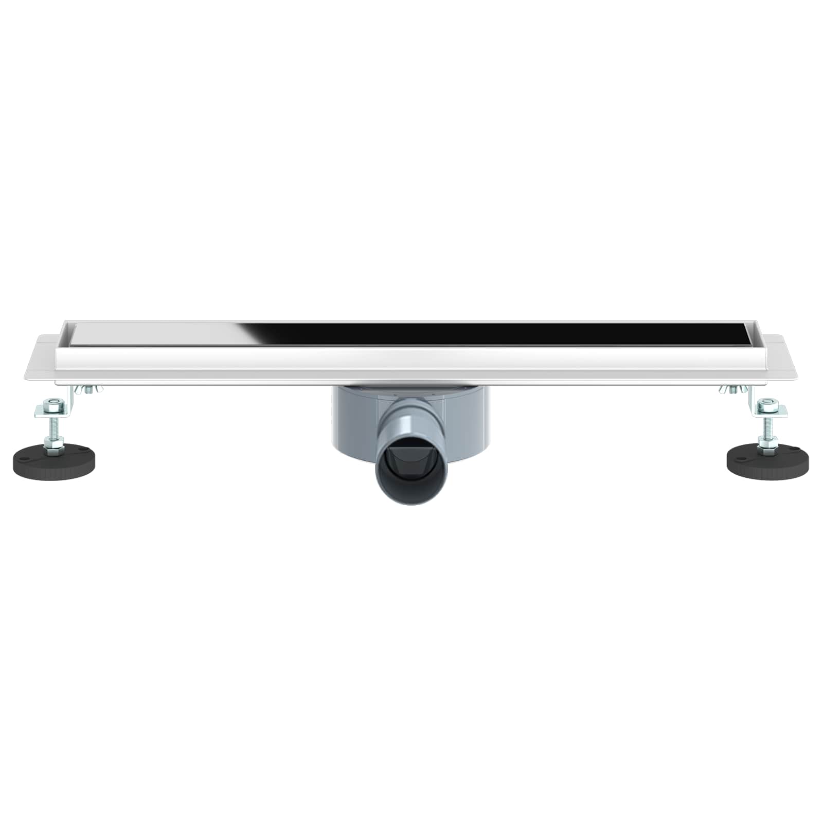 vidaXL Odpływ prysznicowy z szklaną pokrywą i syfonem 360° 50 cm